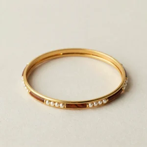 Pearl Line Bangles