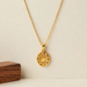 Lotus Filigree Pendant
