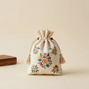 Chikankari Potli Bag